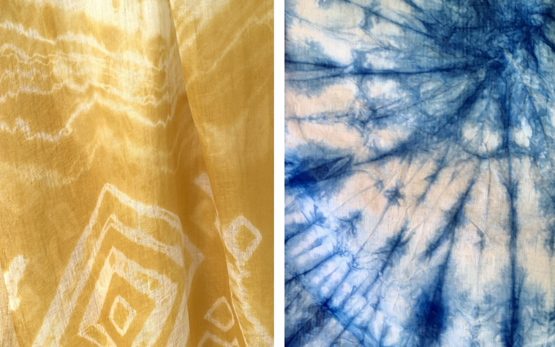 From Natural Dye and Shibori (Tie Dyeing) To Earth Healing Process